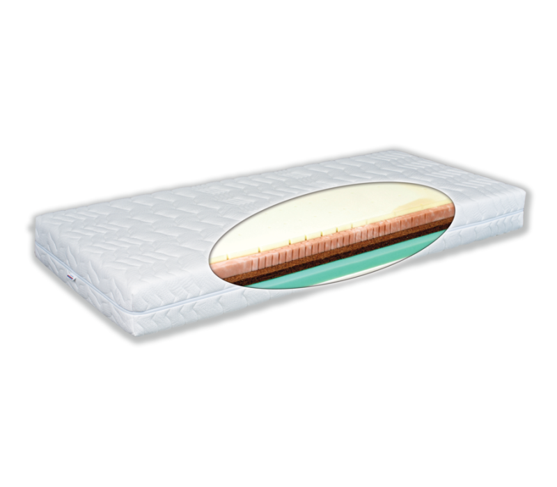 Materac latex zone green hard/soft