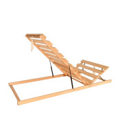 Drewniany stelaż podnoszony w części podnóżka